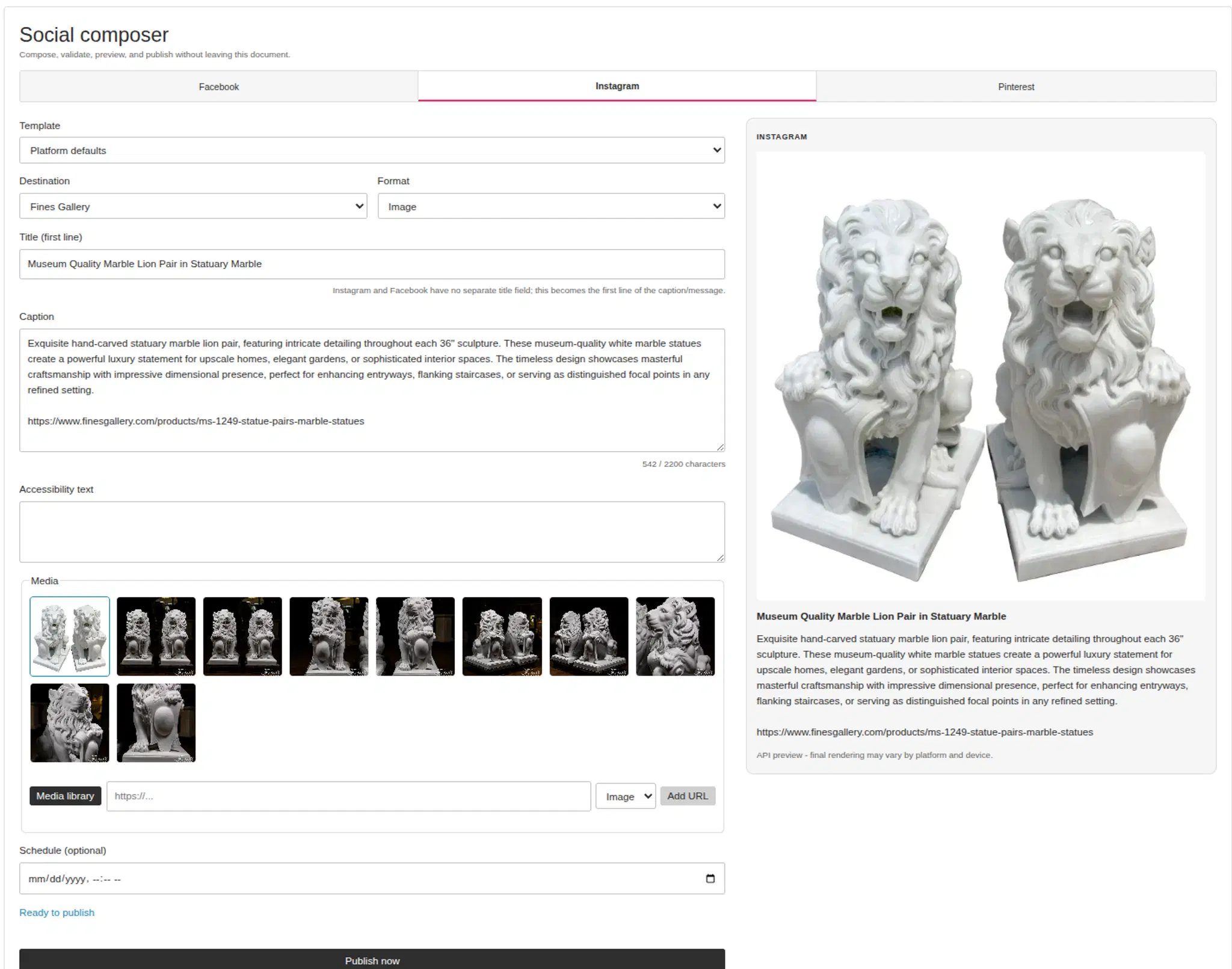 Conti Digital - Payload Social Media Plugin